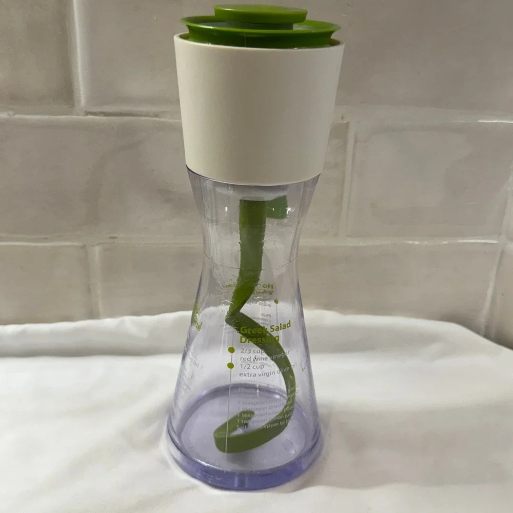 Chef'n Salad Dressing Maker Mixer‎ Vinaigrette Balsamic Honey Mustard Greek